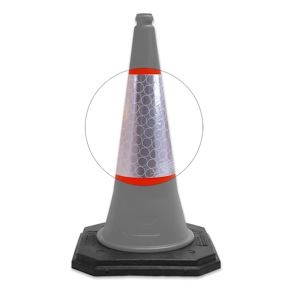 Replacement Standard Reflective Cone Sleeve - 460mm, 500mm, 750mm & 1000mm