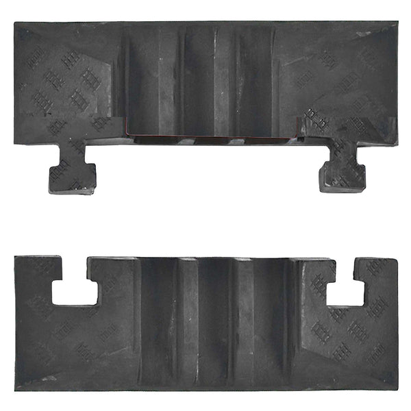 Large 3-Channel Cable Ramp - End Piece