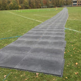 Safe Site Premium 1200mm x 800mm x 22mm 20kg Black Rubber with non-slip pedestrian surface on top Heavy-duty workplace safety anti-fatigue slip-resistant industrial waterproof durable oil and grease-resistant impact and shock-absorbing mat.