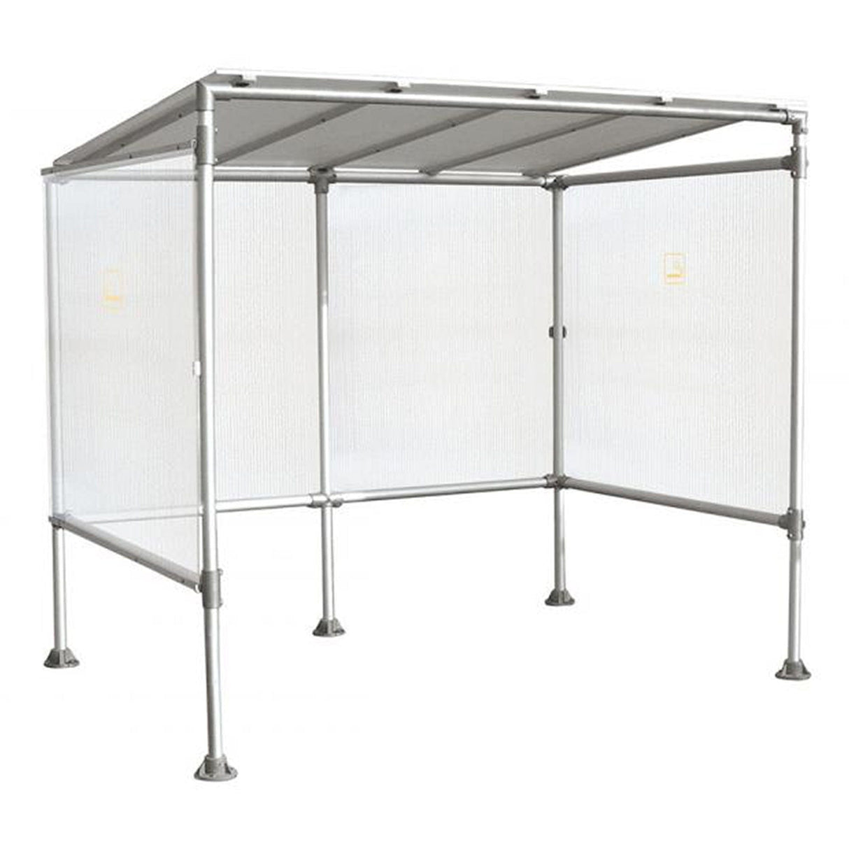 Smoking-shelter-UK-compliant-Economy-Aluminium-Polycarbonate-Affordable--regulations-UK-Weather-protected-Durable-Outdoor-enclosed-weatherproof-design-Smoking-area-commercial-industrial-vape-vaping