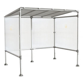 Smoking-shelter-UK-compliant-Economy-Aluminium-Polycarbonate-Affordable--regulations-UK-Weather-protected-Durable-Outdoor-enclosed-weatherproof-design-Smoking-area-commercial-industrial-vape-vaping