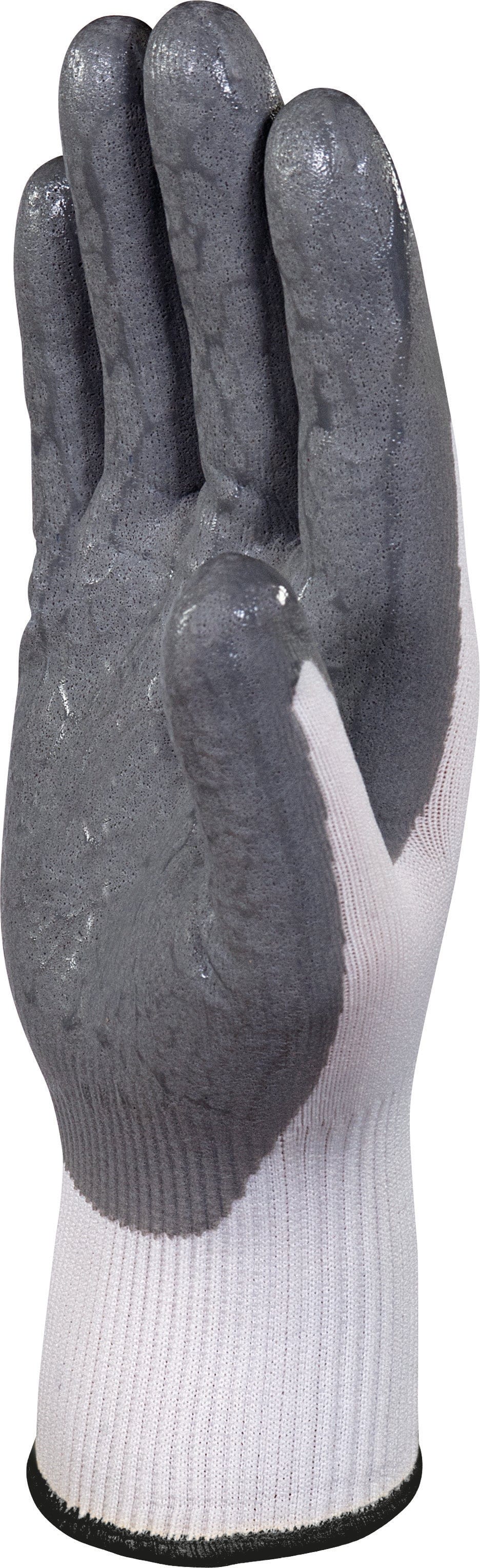 Delta Plus VV722 Safety Gloves White / Grey High-Tech Soft & Foam Nitrile (Multiple Sizes)