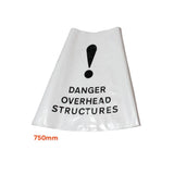 Replacement Danger Overhead Structure Cone Sleeve - 750mm & 1000mm