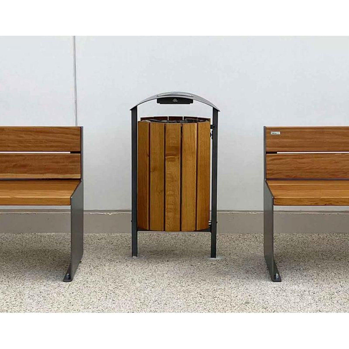 Street litter bin 50 litre capacity Silaos model Outdoor waste management solution Public area trash bin Municipal garbage can Anti-vandal container City street bin Steel waste receptacle Weather-resistant outdoor bin Lockable trash container High-capacity waste bin Durable garbage bin Hygienic litter container