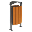 Street litter bin 50 litre capacity Silaos model Outdoor waste management solution Public area trash bin Municipal garbage can Anti-vandal container City street bin Steel waste receptacle Weather-resistant outdoor bin Lockable trash container High-capacity waste bin Durable garbage bin Hygienic litter container
