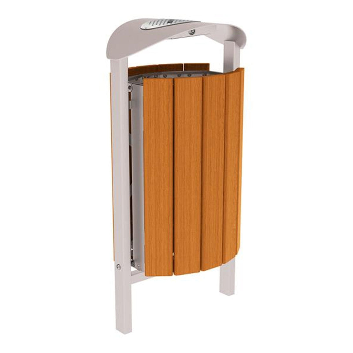 Street litter bin 50 litre capacity Silaos model Outdoor waste management solution Public area trash bin Municipal garbage can Anti-vandal container City street bin Steel waste receptacle Weather-resistant outdoor bin Lockable trash container High-capacity waste bin Durable garbage bin Hygienic litter container
