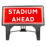 Stadium Ahead 1050x450mm Road Sign