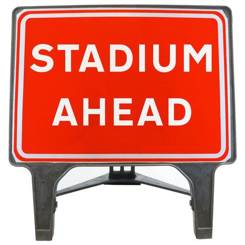Stadium Ahead 1050x750mm Q-Sign 7010b