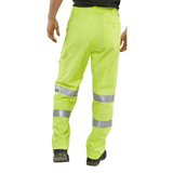 Beeseen Hi-Vis Everyday Worker Trousers - Yellow