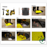 Speed Bump Complete Kit 75mm - 5mph