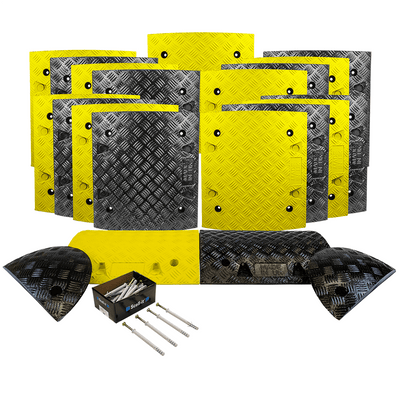 Speed bump kit layout - 10 metre configuration