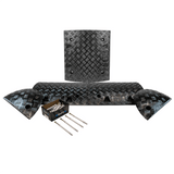 All Black Speed Bump Complete Kit 50mm - 10mph or 75mm - 5mph