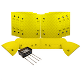 All Yellow Speed Bump Complete Kit 50mm - 10mph or 75mm - 5mph