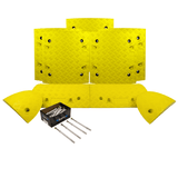 All Yellow Speed Bump Complete Kit 50mm - 10mph or 75mm - 5mph