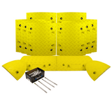 All Yellow Speed Bump Complete Kit 50mm - 10mph or 75mm - 5mph