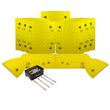 All Yellow Speed Bump Complete Kit 50mm - 10mph or 75mm - 5mph