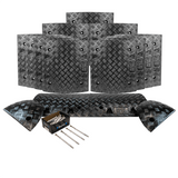 All Black Speed Bump Complete Kit 50mm - 10mph or 75mm - 5mph