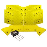 All Yellow Speed Bump Complete Kit 50mm - 10mph or 75mm - 5mph