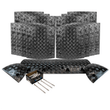 All Black Speed Bump Complete Kit 50mm - 10mph or 75mm - 5mph