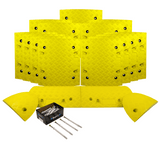 All Yellow Speed Bump Complete Kit 50mm - 10mph or 75mm - 5mph