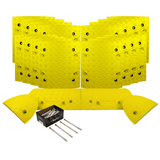 All Yellow Speed Bump Complete Kit 50mm - 10mph or 75mm - 5mph