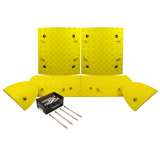 All Yellow Speed Bump Complete Kit 50mm - 10mph or 75mm - 5mph
