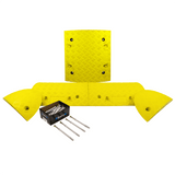 All Yellow Speed Bump Complete Kit 50mm - 10mph or 75mm - 5mph