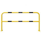 Steel-Hoop-Guard-Indoor-Use-1,000-x-1,000mmL-Powder-Coated-Surface-Fix-Yellow-Black-Traffic-Safety-Equipment-Protective-Barrier-Safety-Guard-Steel-Bollard--industrial