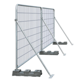 Temporary Fencing Support Brace with Pegs