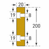 Tri-corner-protection,-External-corner-guards,-Trapeze-corner-protectors,-Self-adhesive-corner-guards,-Traffic-line,-Triangular,-Corner-bumper,-Protective-strips,-Wall,-Industrial-schools