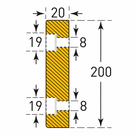 Tri-corner-protection,-External-corner-guards,-Trapeze-corner-protectors,-Self-adhesive-corner-guards,-Traffic-line,-Triangular,-Corner-bumper,-Protective-strips,-Wall,-Industrial-schools