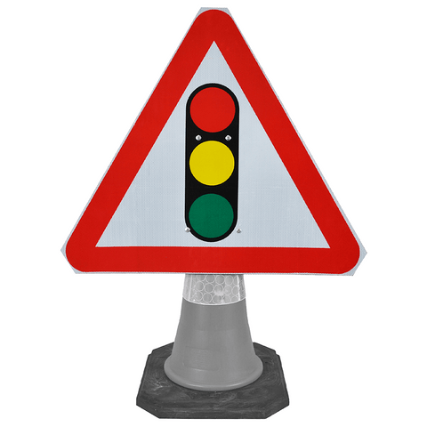 traffic-cone-road-mounted-signs-signage-warning-symbols-caution-directional-constuction-hazard-roadway-motorway-custom-roadwork-heavy-duty-reflective-caution-site-pedestrian-safety-plastic-portable-stackable-highway-uk