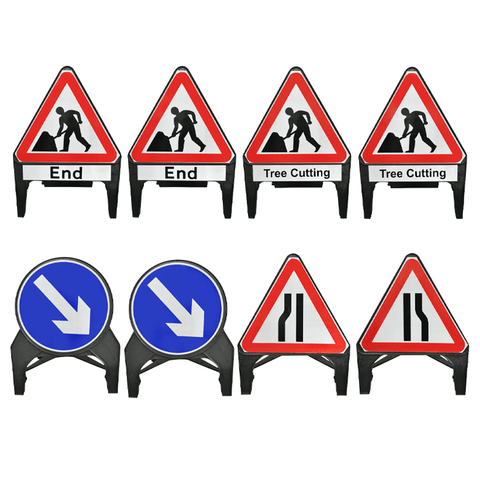 Tree Cutting Q Sign Kit Traffic signs Road safety Warning Regulatory Directional Meanings Custom Speed limit Tree Cutting Construction