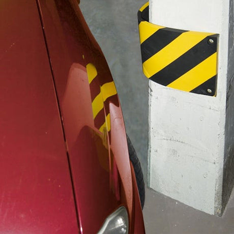 Tri-corner-protection,-External-corner-guards,-Trapeze-corner-protectors,-Self-adhesive-corner-guards,-Traffic-line,-Triangular,-Corner-bumper,-Protective-strips,-Wall,-Industrial-schools