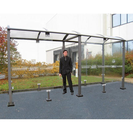 Voute Classic Smoking shelter Vaping shelter Outdoor smoking area Covered smoking area Solutions Design Furnishings Equipment Commercial Accessories Comfort Amenities Maintenance Safety