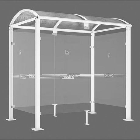 Voute Classic Smoking shelter Vaping shelter Outdoor smoking area Covered smoking area Solutions Design Furnishings Equipment Commercial Accessories Comfort Amenities Maintenance Safety