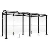Voute Classic Smoking shelter Vaping shelter Outdoor smoking area Covered smoking area Solutions Design Furnishings Equipment Commercial Accessories Comfort Amenities Maintenance Safety