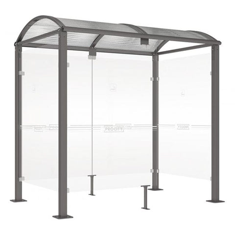 Voute Classic Smoking shelter Vaping shelter Outdoor smoking area Covered smoking area Solutions Design Furnishings Equipment Commercial Accessories Comfort Amenities Maintenance Safety
