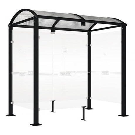 Voute Classic Smoking shelter Vaping shelter Outdoor smoking area Covered smoking area Solutions Design Furnishings Equipment Commercial Accessories Comfort Amenities Maintenance Safety
