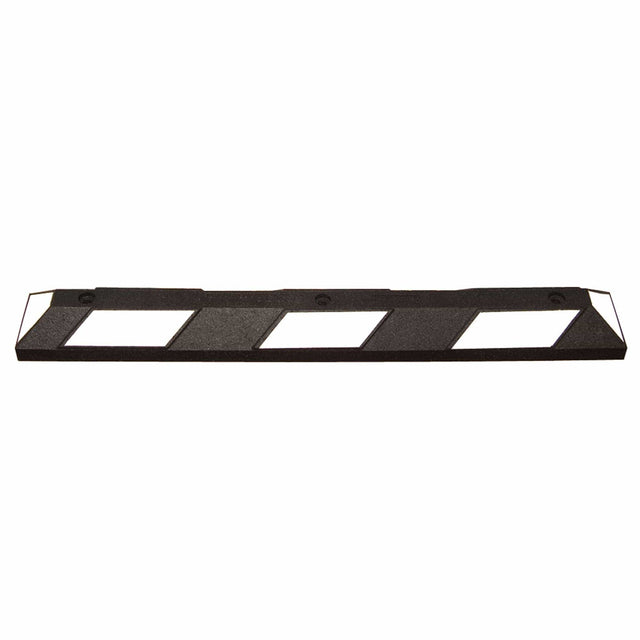 heavy duty rubber parking stops durable rubber parking blocks car vehicle concrete driveway curb asphalt garage black white