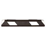 heavy duty rubber parking stops durable rubber parking blocks car vehicle concrete driveway curb asphalt garage black white