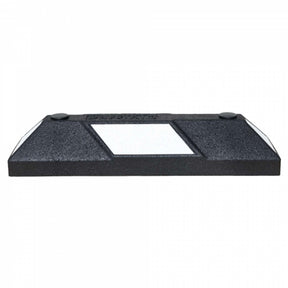 heavy duty rubber parking stops durable rubber parking blocks car vehicle concrete driveway curb asphalt garage black white
