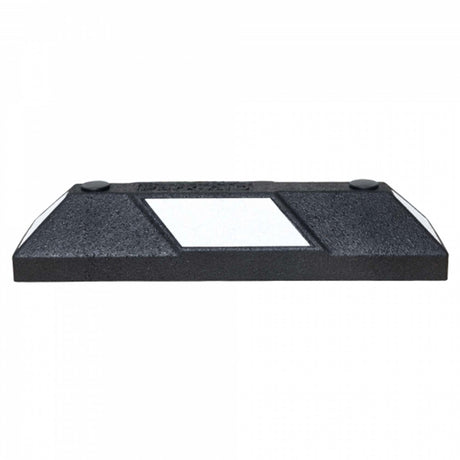 heavy duty rubber parking stops durable rubber parking blocks car vehicle concrete driveway curb asphalt garage black white