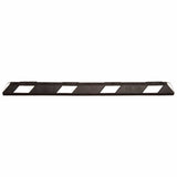 heavy duty rubber parking stops durable rubber parking blocks car vehicle concrete driveway curb asphalt garage black white
