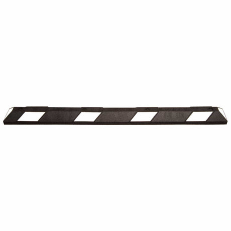 heavy duty rubber parking stops durable rubber parking blocks car vehicle concrete driveway curb asphalt garage black white