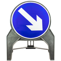 Keep Right 750mm Q-Sign 610