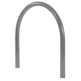 Secure two bicycles with Kirby hoop cycle stand, galvanised finish.