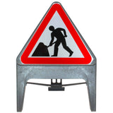 Men At Work without Supplementary Plate 750mm Q-Sign 7001