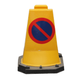 50cm Mini No Waiting Sign Traffic Cone Street Solutions