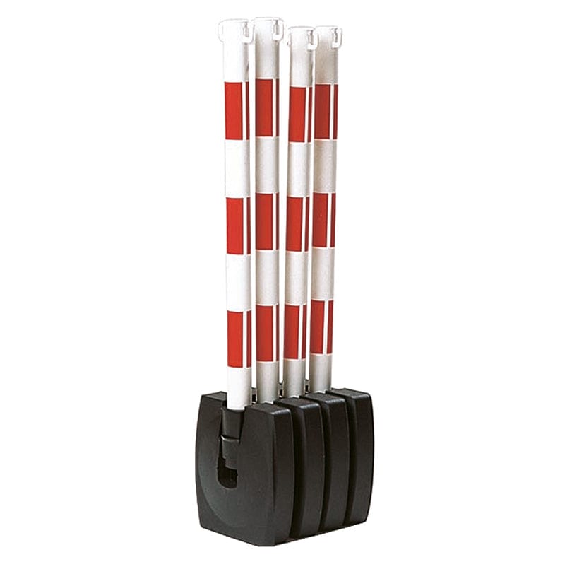 plastic-post-and-chain-kit-red-&-white-self-standing-barrier-system- 5